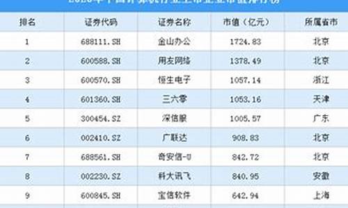 国内计算机上市公司排名(计算机上市公司哪只是龙头企业)_https://www.xzdzchf.com_创业板_第1张