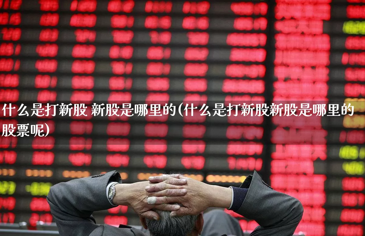 什么是打新股 新股是哪里的(什么是打新股新股是哪里的股票呢)_https://www.xzdzchf.com_上交所_第1张