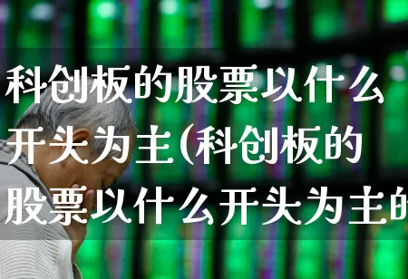 科创板的股票以什么开头为主(科创板的股票以什么开头为主的)_https://www.xzdzchf.com_创业板_第1张