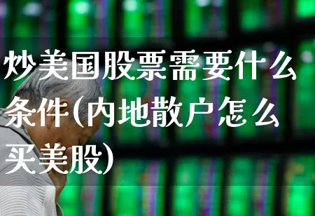 炒美国股票需要什么条件(内地散户怎么买美股)_https://www.xzdzchf.com_科创板_第1张