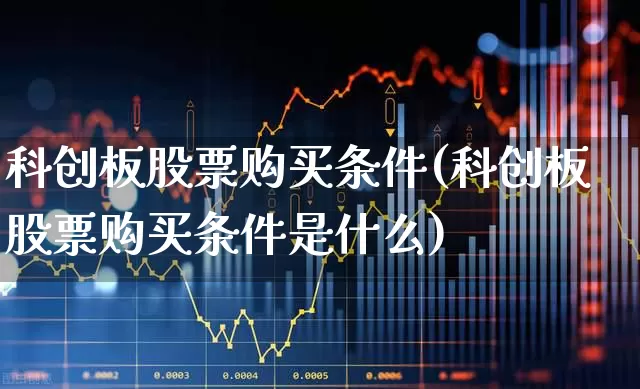 科创板股票购买条件(科创板股票购买条件是什么)_https://www.xzdzchf.com_北交所_第1张