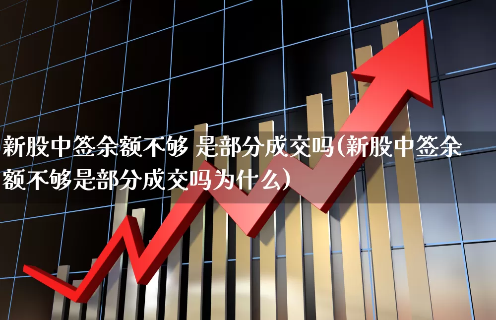 新股中签余额不够 是部分成交吗(新股中签余额不够是部分成交吗为什么)_https://www.xzdzchf.com_科创板_第1张