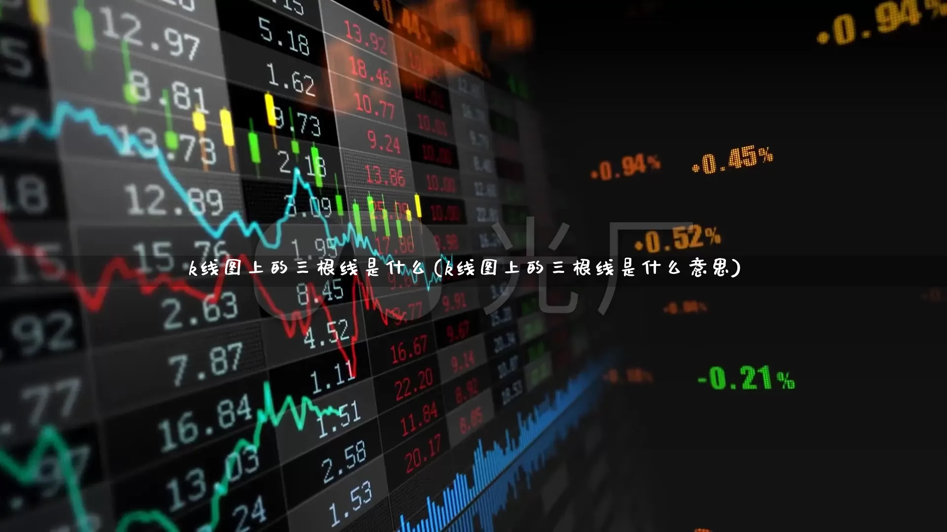 k线图上的三根线是什么(k线图上的三根线是什么意思)_https://www.xzdzchf.com_北交所_第1张