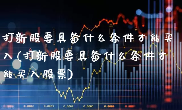 打新股要具备什么条件才能买入(打新股要具备什么条件才能买入股票)_https://www.xzdzchf.com_上交所_第1张