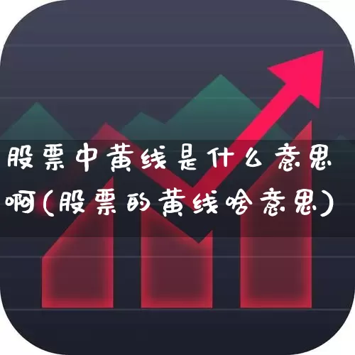 股票中黄线是什么意思啊(股票的黄线啥意思)_https://www.xzdzchf.com_上交所_第1张