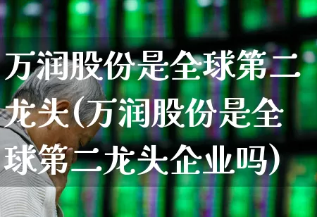 万润股份是全球第二龙头(万润股份是全球第二龙头企业吗)_https://www.xzdzchf.com_科创板_第1张