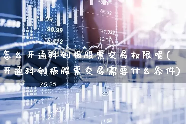 怎么开通科创板股票交易权限呢(开通科创板股票交易需要什么条件)_https://www.xzdzchf.com_科创板_第1张