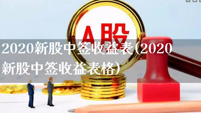 2020新股中签收益表(2020新股中签收益表格)_https://www.xzdzchf.com_科创板_第1张