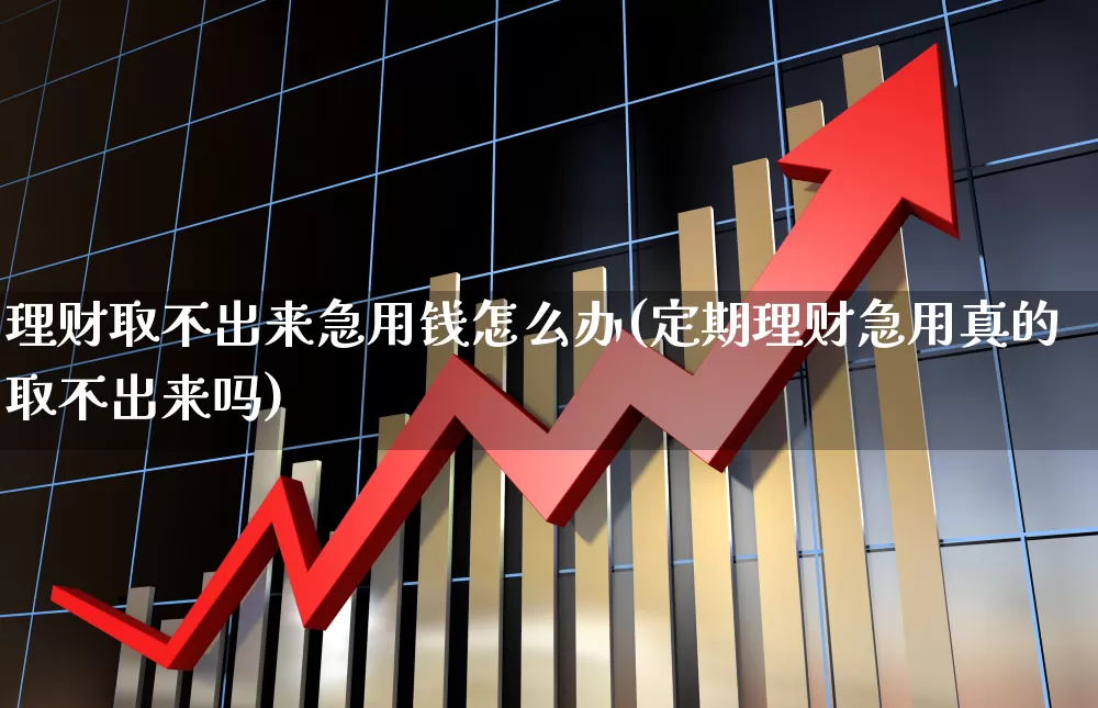 理财取不出来急用钱怎么办(定期理财急用真的取不出来吗)_https://www.xzdzchf.com_上交所_第1张
