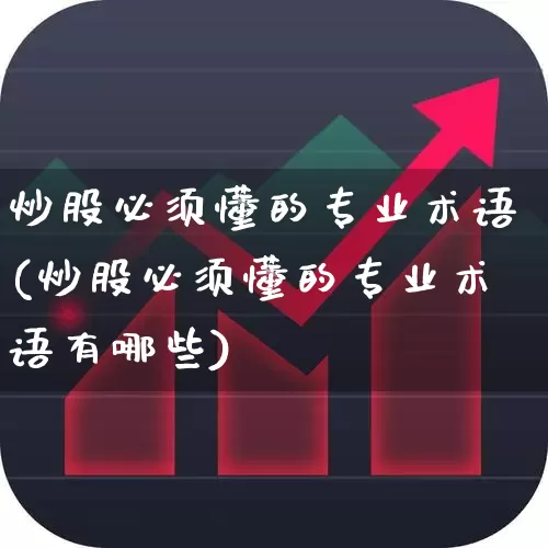 炒股必须懂的专业术语(炒股必须懂的专业术语有哪些)_https://www.xzdzchf.com_创业板_第1张
