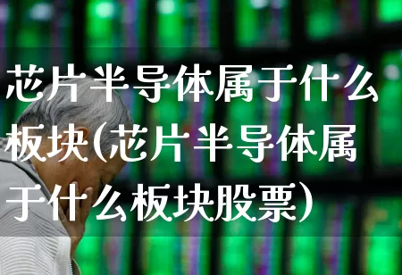 芯片半导体属于什么板块(芯片半导体属于什么板块股票)_https://www.xzdzchf.com_北交所_第1张