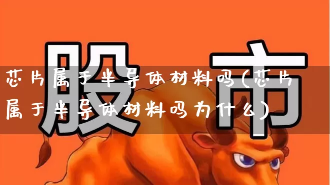 芯片属于半导体材料吗(芯片属于半导体材料吗为什么)_https://www.xzdzchf.com_北交所_第1张