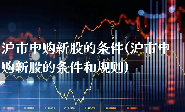 沪市申购新股的条件(沪市申购新股的条件和规则)_https://www.xzdzchf.com_深交所_第1张