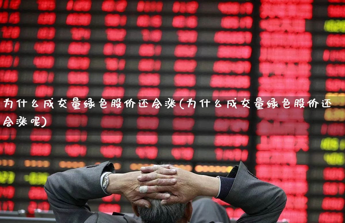 为什么成交量绿色股价还会涨(为什么成交量绿色股价还会涨呢)_https://www.xzdzchf.com_北交所_第1张
