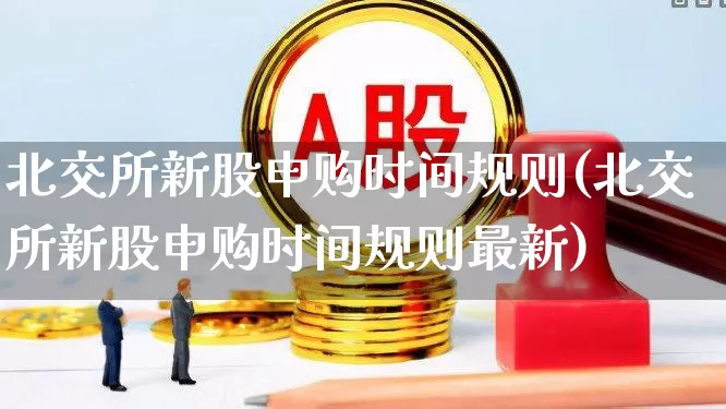 北交所新股申购时间规则(北交所新股申购时间规则最新)_https://www.xzdzchf.com_深交所_第1张
