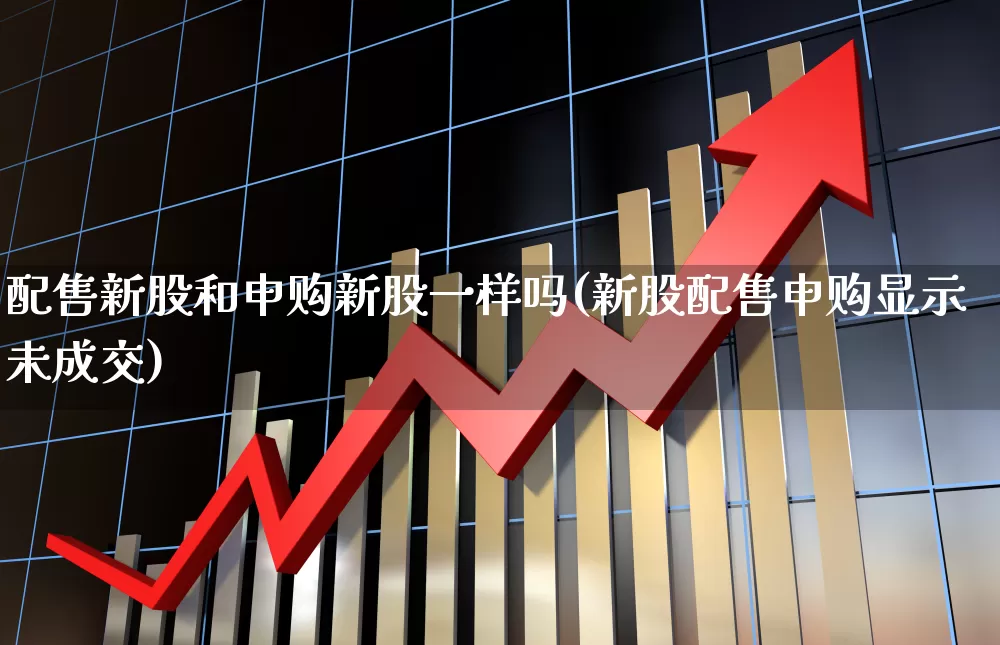 配售新股和申购新股一样吗(新股配售申购显示未成交)_https://www.xzdzchf.com_上交所_第1张