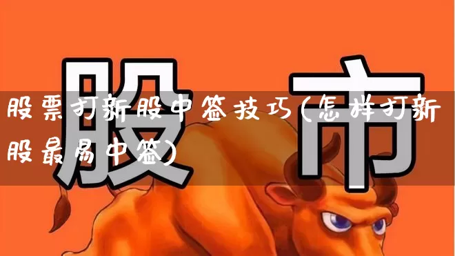 股票打新股中签技巧(怎样打新股最易中签)_https://www.xzdzchf.com_科创板_第1张
