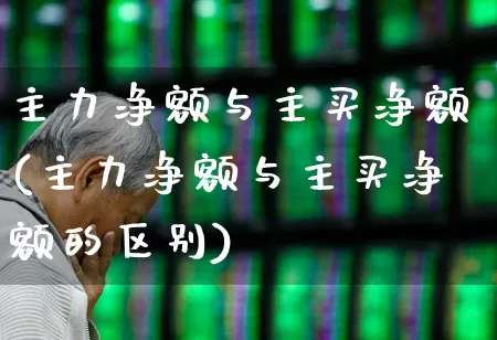 主力净额与主买净额(主力净额与主买净额的区别)_https://www.xzdzchf.com_科创板_第1张
