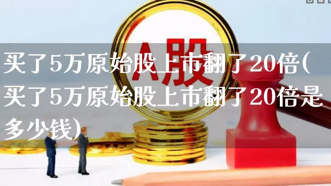 买了5万原始股上市翻了20倍(买了5万原始股上市翻了20倍是多少钱)_https://www.xzdzchf.com_创业板_第1张
