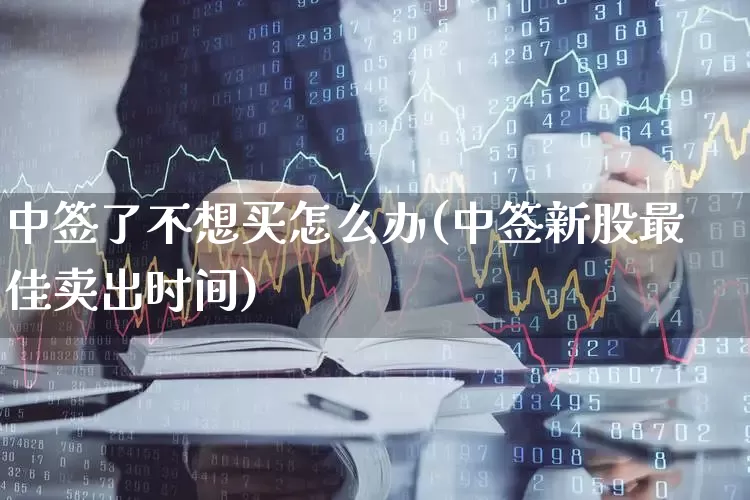 中签了不想买怎么办(中签新股最佳卖出时间)_https://www.xzdzchf.com_科创板_第1张