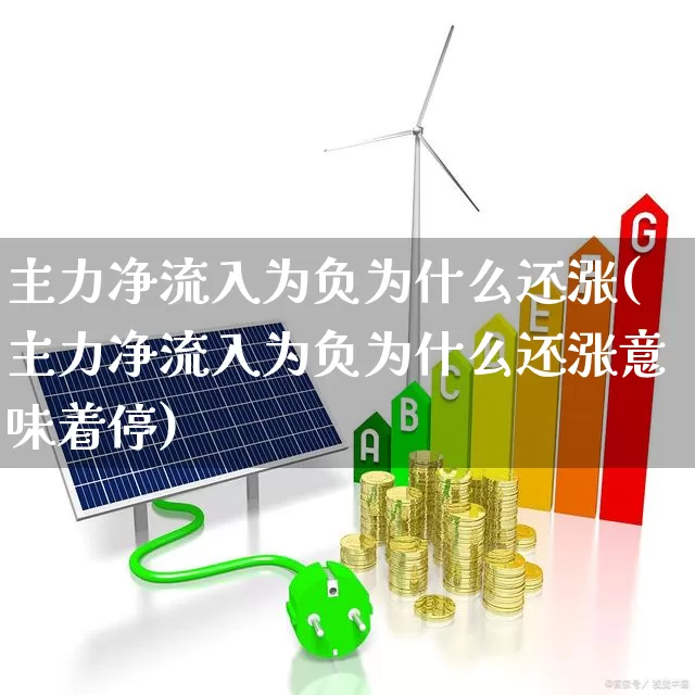 主力净流入为负为什么还涨(主力净流入为负为什么还涨意味着停)_https://www.xzdzchf.com_北交所_第1张