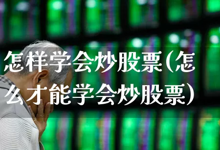 怎样学会炒股票(怎么才能学会炒股票)_https://www.xzdzchf.com_北交所_第1张