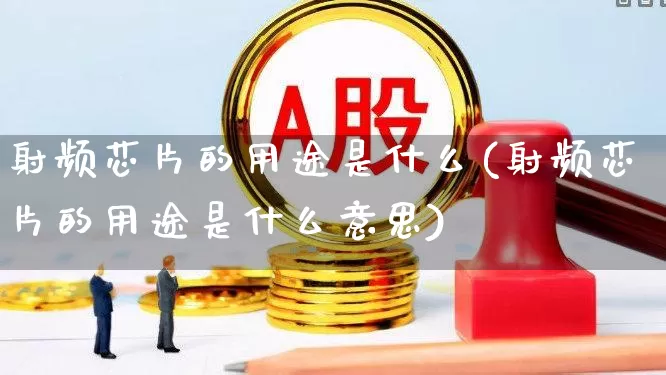 射频芯片的用途是什么(射频芯片的用途是什么意思)_https://www.xzdzchf.com_北交所_第1张