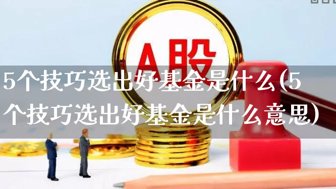 5个技巧选出好基金是什么(5个技巧选出好基金是什么意思)_https://www.xzdzchf.com_创业板_第1张
