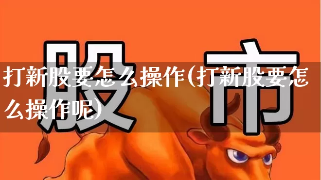 打新股要怎么操作(打新股要怎么操作呢)_https://www.xzdzchf.com_创业板_第1张