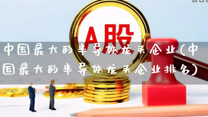 中国最大的半导体龙头企业(中国最大的半导体龙头企业排名)_https://www.xzdzchf.com_北交所_第1张