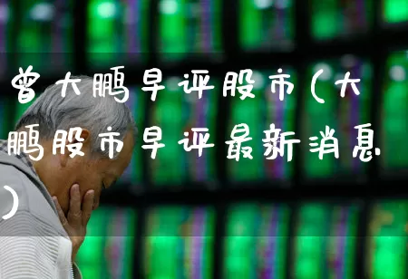 曾大鹏早评股市(大鹏股市早评最新消息)_https://www.xzdzchf.com_科创板_第1张