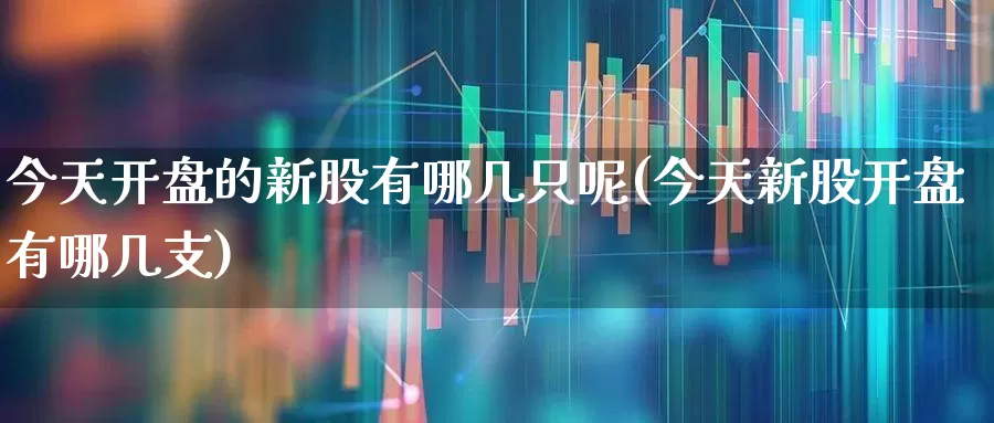 今天开盘的新股有哪几只呢(今天新股开盘有哪几支)_https://www.xzdzchf.com_深交所_第1张