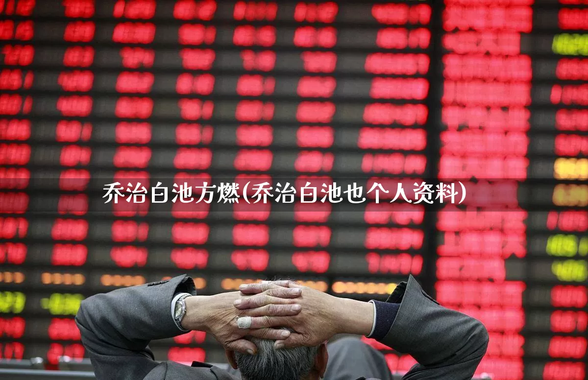 乔治白池方燃(乔治白池也个人资料)_https://www.xzdzchf.com_北交所_第1张