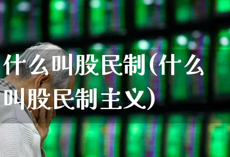 什么叫股民制(什么叫股民制主义)_https://www.xzdzchf.com_科创板_第1张