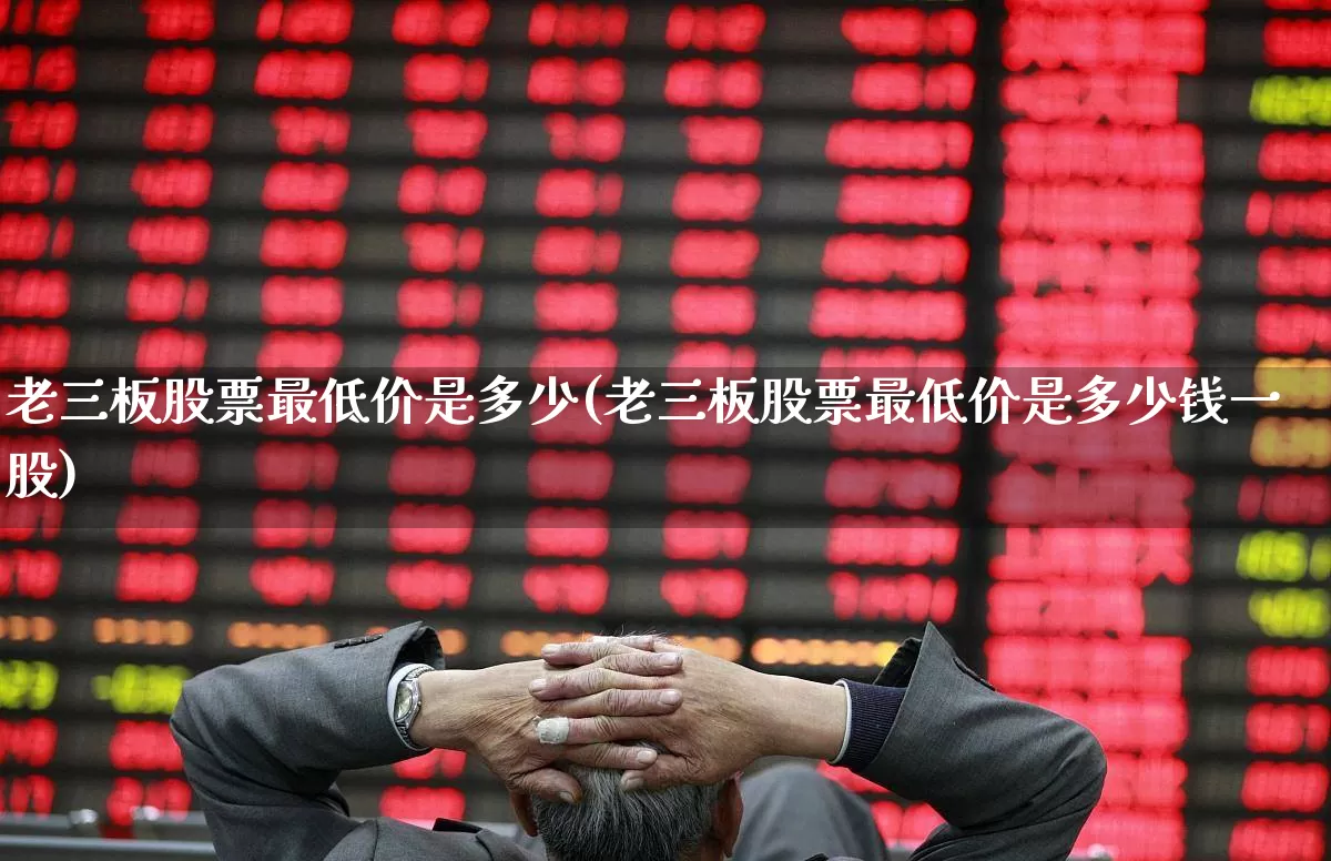 老三板股票最低价是多少(老三板股票最低价是多少钱一股)_https://www.xzdzchf.com_科创板_第1张