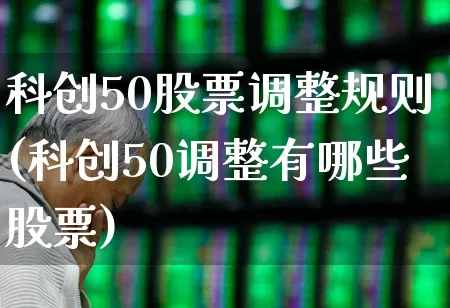 科创50股票调整规则(科创50调整有哪些股票)_https://www.xzdzchf.com_创业板_第1张
