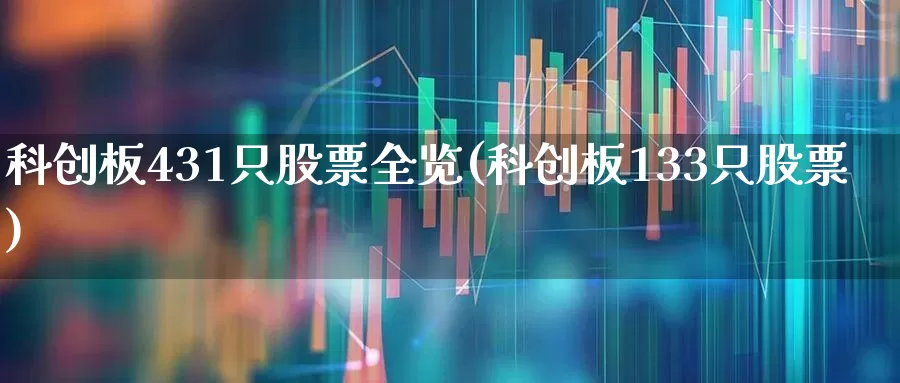 科创板431只股票全览(科创板133只股票)_https://www.xzdzchf.com_深交所_第1张
