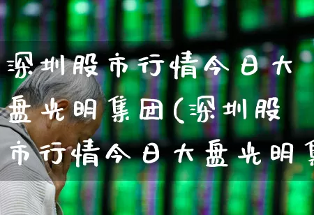 深圳股市行情今日大盘光明集团(深圳股市行情今日大盘光明集团股价)_https://www.xzdzchf.com_创业板_第1张