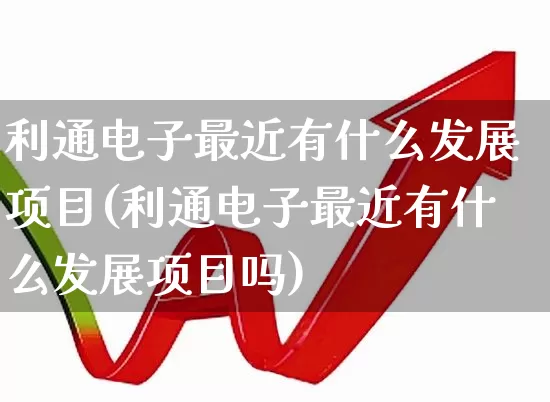 利通电子最近有什么发展项目(利通电子最近有什么发展项目吗)_https://www.xzdzchf.com_创业板_第1张
