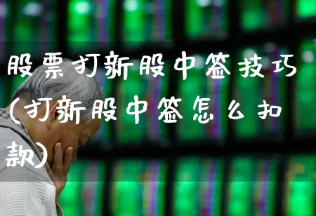 股票打新股中签技巧(打新股中签怎么扣款)_https://www.xzdzchf.com_深交所_第1张