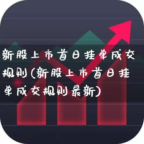 新股上市首日挂单成交规则(新股上市首日挂单成交规则最新)_https://www.xzdzchf.com_创业板_第1张