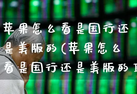 苹果怎么看是国行还是美版的(苹果怎么看是国行还是美版的耳机)_https://www.xzdzchf.com_创业板_第1张