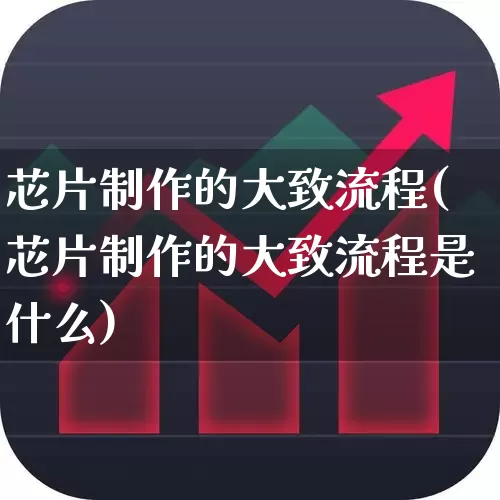 芯片制作的大致流程(芯片制作的大致流程是什么)_https://www.xzdzchf.com_深交所_第1张