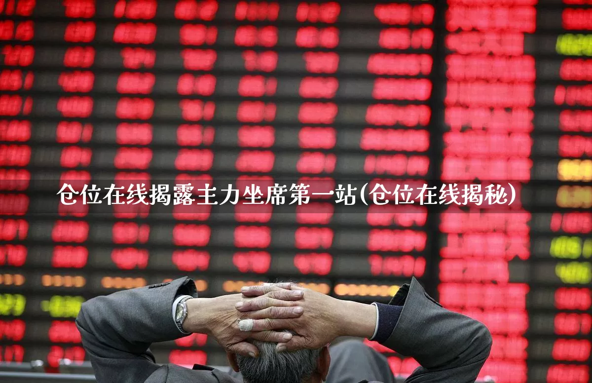 仓位在线揭露主力坐席第一站(仓位在线揭秘)_https://www.xzdzchf.com_北交所_第1张