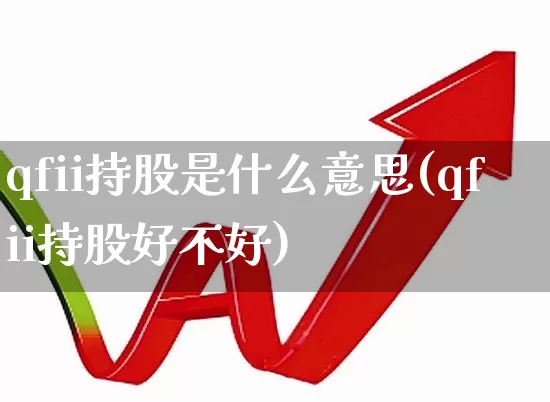 qfii持股是什么意思(qfii持股好不好)_https://www.xzdzchf.com_科创板_第1张