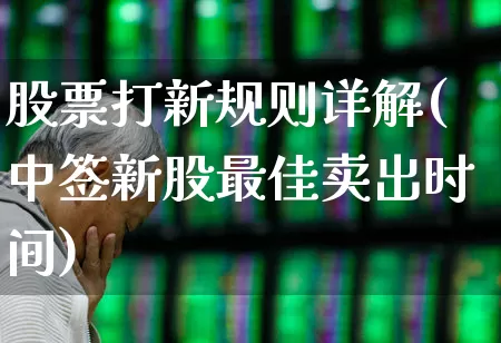 股票打新规则详解(中签新股最佳卖出时间)_https://www.xzdzchf.com_创业板_第1张
