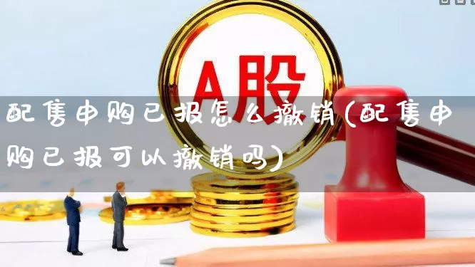 配售申购已报怎么撤销(配售申购已报可以撤销吗)_https://www.xzdzchf.com_科创板_第1张