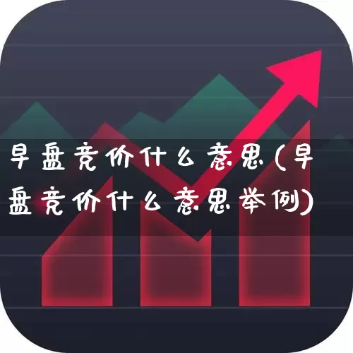 早盘竞价什么意思(早盘竞价什么意思举例)_https://www.xzdzchf.com_北交所_第1张