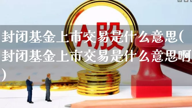 封闭基金上市交易是什么意思(封闭基金上市交易是什么意思啊)_https://www.xzdzchf.com_创业板_第1张