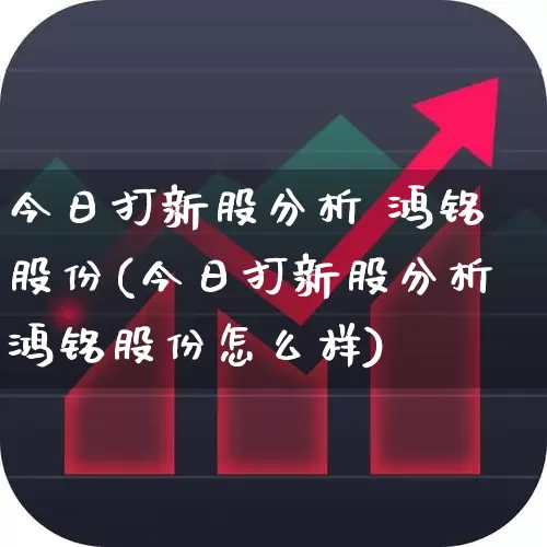 今日打新股分析 鸿铭股份(今日打新股分析鸿铭股份怎么样)_https://www.xzdzchf.com_创业板_第1张